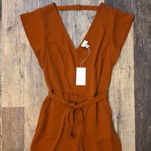 NWT burnt orange jumpsuit🌟